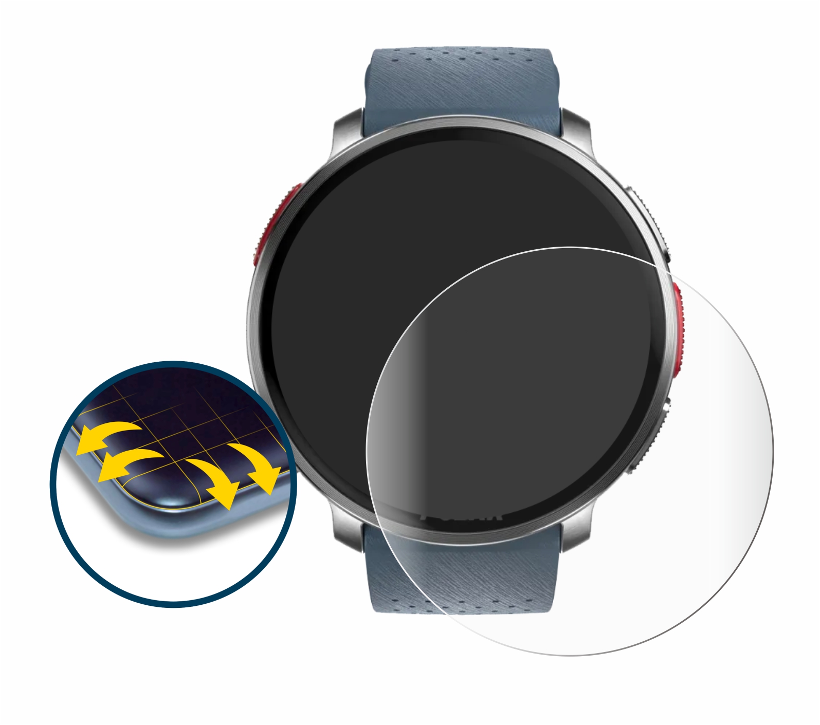 Schutzfolie für Apple Garmin Xplora Samsung Suunto Huami - Zdjęcie 146 z 268