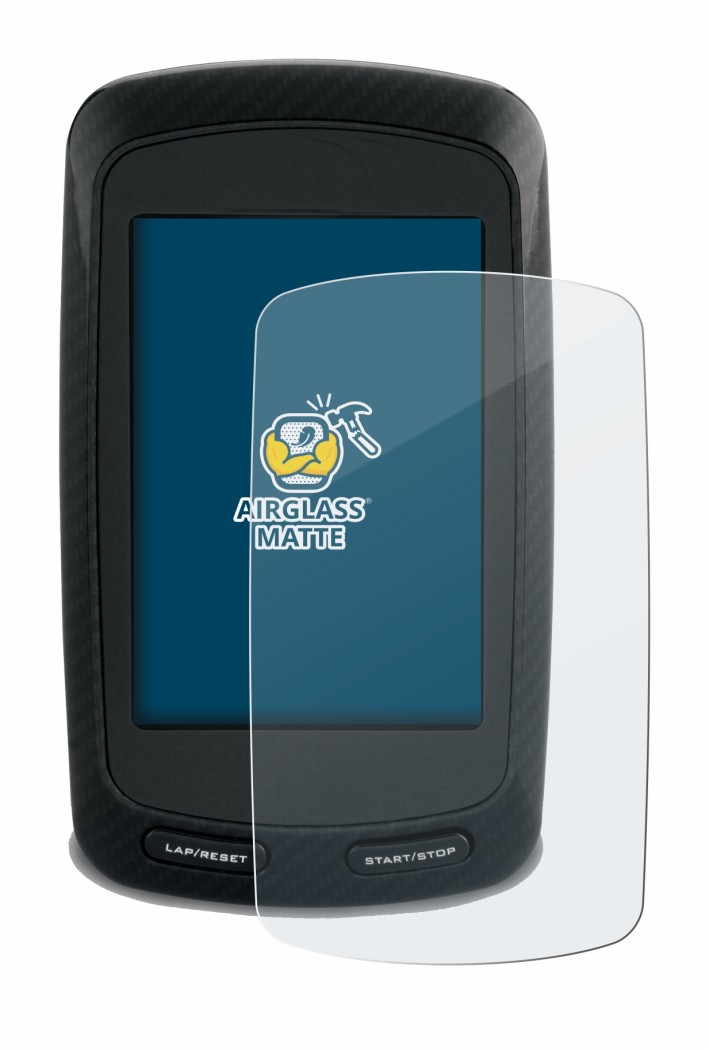 Imagen del dispositivo Garmin Edge 800 con una amplia variedad de protectores de pantalla.