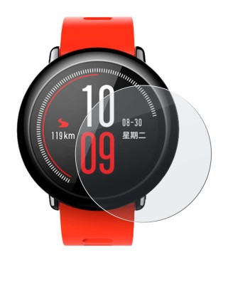 Image de l'appareil Huami Amazfit Pace avec une grande variété de protections d'écran.