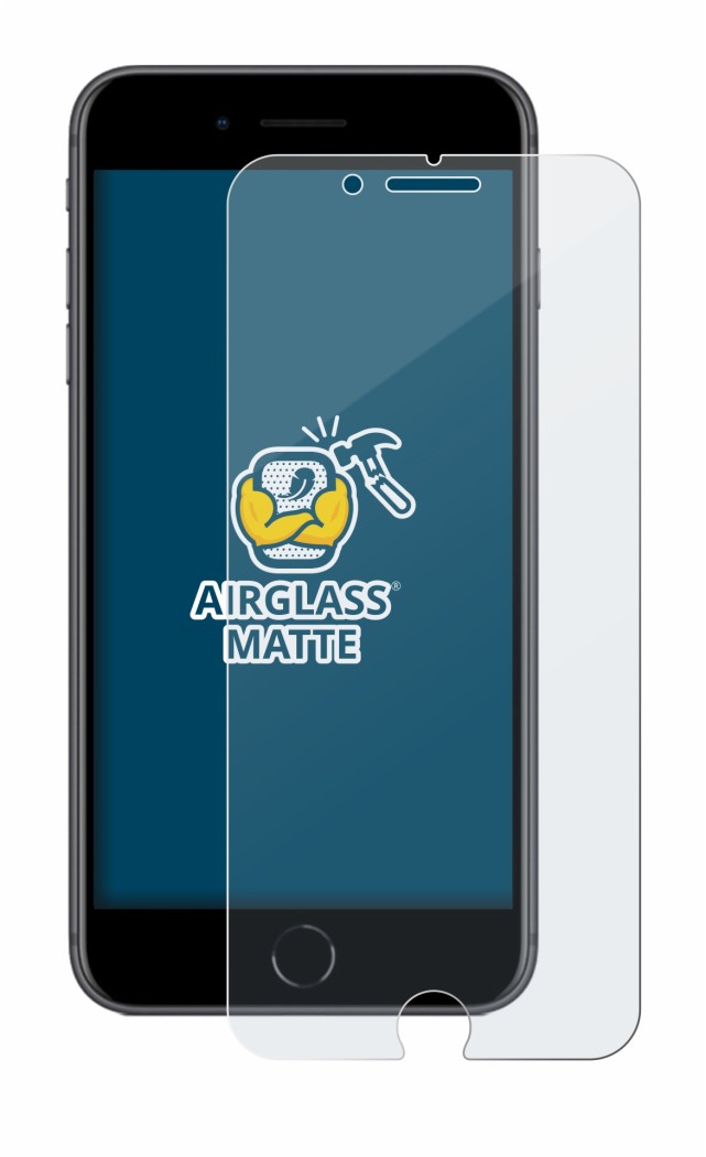 Immagine del dispositivo Apple iPhone 8 Plus con un'ampia varietà di protezioni per lo schermo.