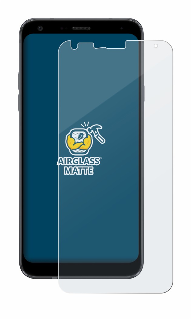 Imagen del dispositivo LG Q7 con una amplia variedad de protectores de pantalla.