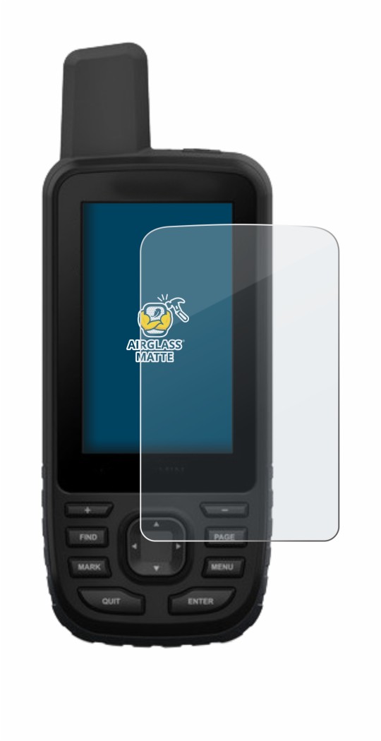 Image of the device Garmin GPSMAP 66st with a wide variety of screen protectors.