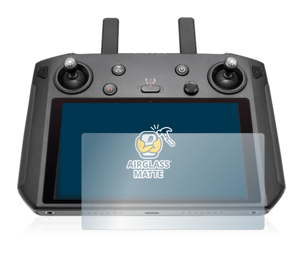 Image of the device DJI Smart Controller with a wide variety of screen protectors.