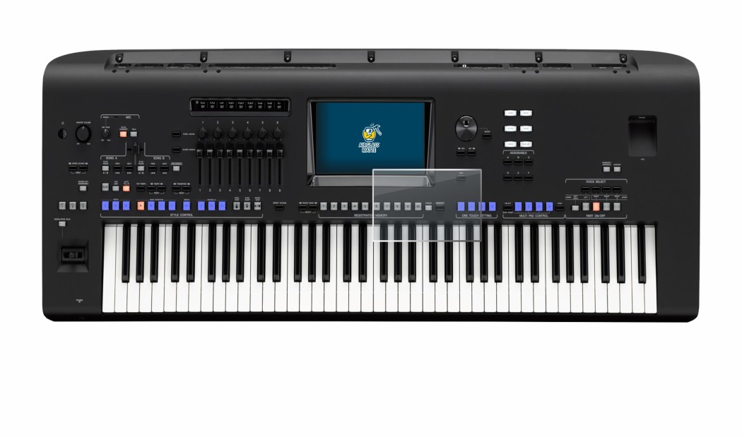 Image of the device Yamaha Genos with a wide variety of screen protectors.