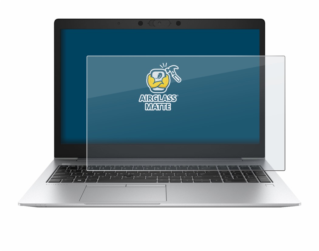 Imagen del dispositivo HP EliteBook 850 G6 con una amplia variedad de protectores de pantalla.