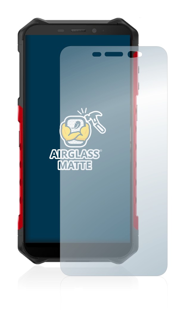 Image of the device Ulefone Armor X5 with a wide variety of screen protectors.