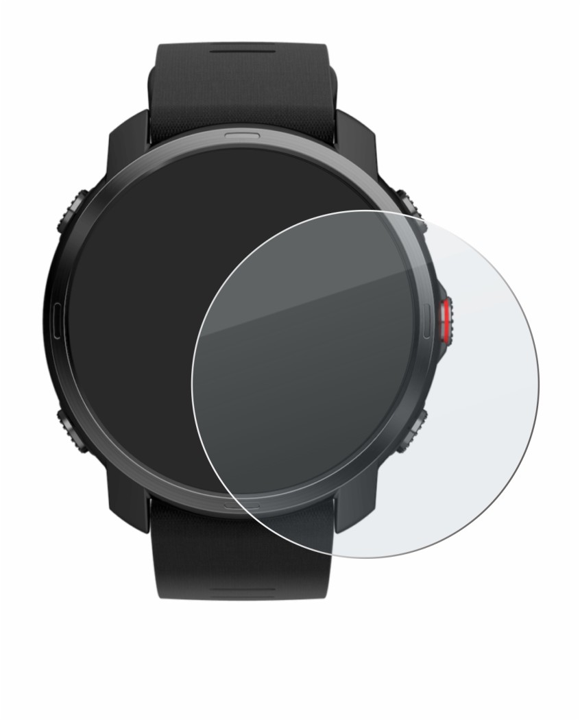 Image of the device Polar Grit X with a wide variety of screen protectors.