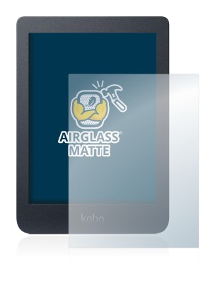 Imagen del dispositivo Kobo Nia con una amplia variedad de protectores de pantalla.