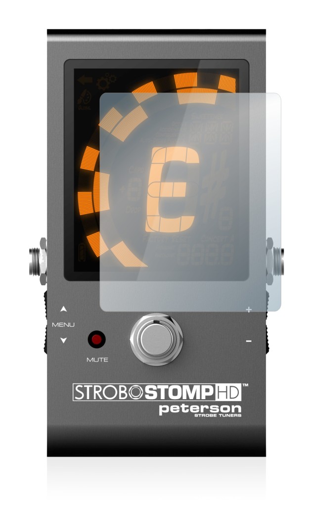 Image of the device Peterson Strobostomp HD with a wide variety of screen protectors.