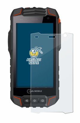 Immagine del dispositivo i.safe MOBILE IS530.1 con un'ampia varietà di protezioni per lo schermo.