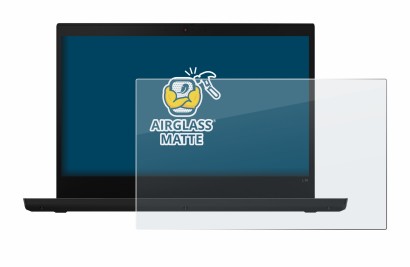 Immagine del dispositivo Lenovo ThinkPad L14 con un'ampia varietà di protezioni per lo schermo.