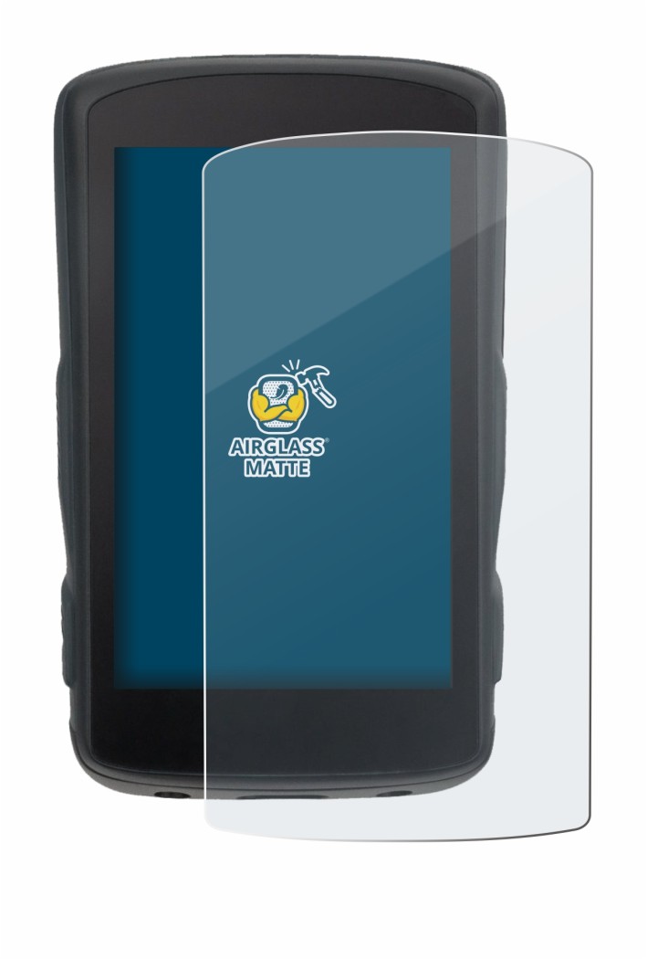 Abbildung des Geräts Hammerhead Karoo 2 mit einer Vielzahl des Displayschutzes.