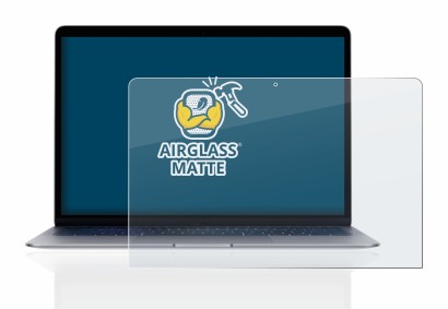 Abbildung des Geräts Apple MacBook Air 13" 2020 mit einer Vielzahl des Displayschutzes.