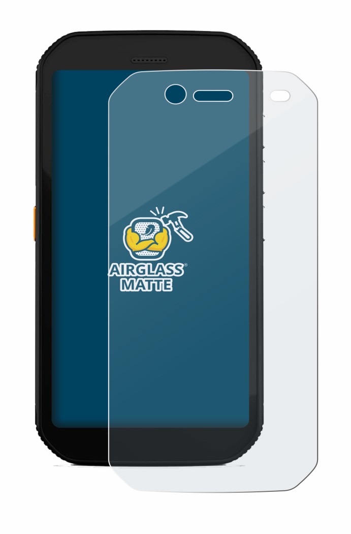 Immagine del dispositivo Caterpillar Cat S42 H+ con un'ampia varietà di protezioni per lo schermo.