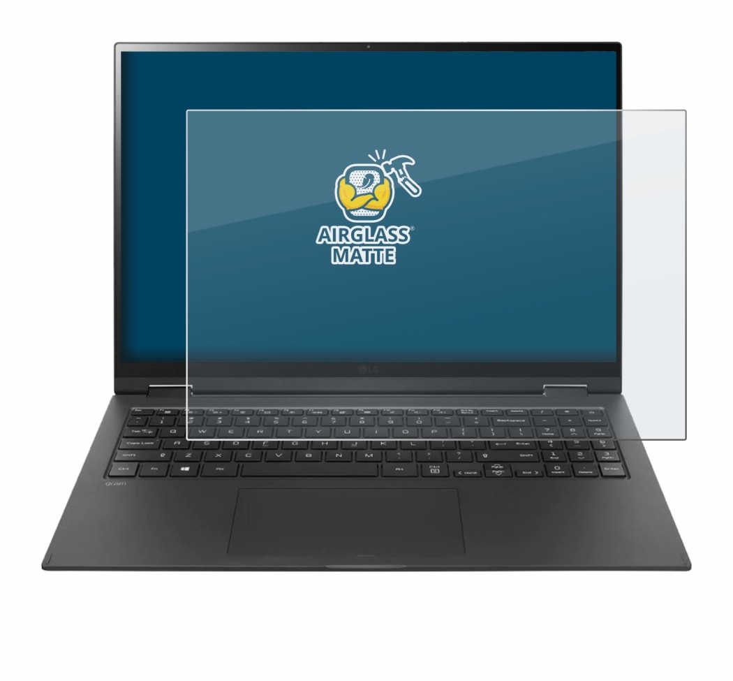 Imagen del dispositivo LG gram 16'' 2-in-1 Touch con una amplia variedad de protectores de pantalla.