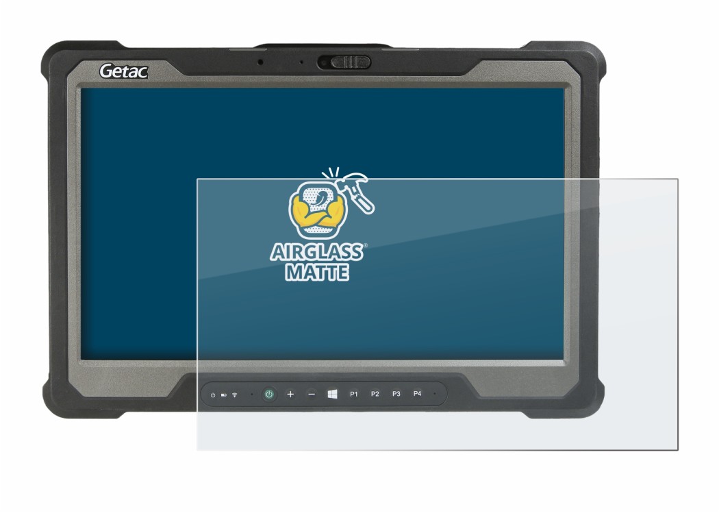 Abbildung des Geräts Getac A140 mit einer Vielzahl des Displayschutzes.