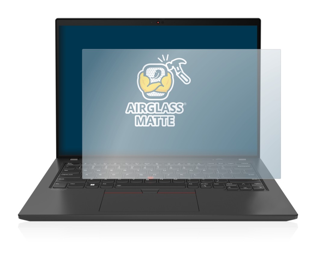 Image de l'appareil Lenovo ThinkPad T14 Gen 3 avec une grande variété de protections d'écran.