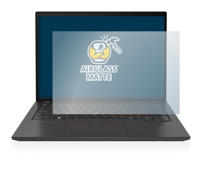 Image de l'appareil Lenovo ThinkPad T14 Gen 3 avec une grande variété de protections d'écran.