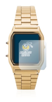 Immagine del dispositivo Casio AQ-230GA con un'ampia varietà di protezioni per lo schermo.