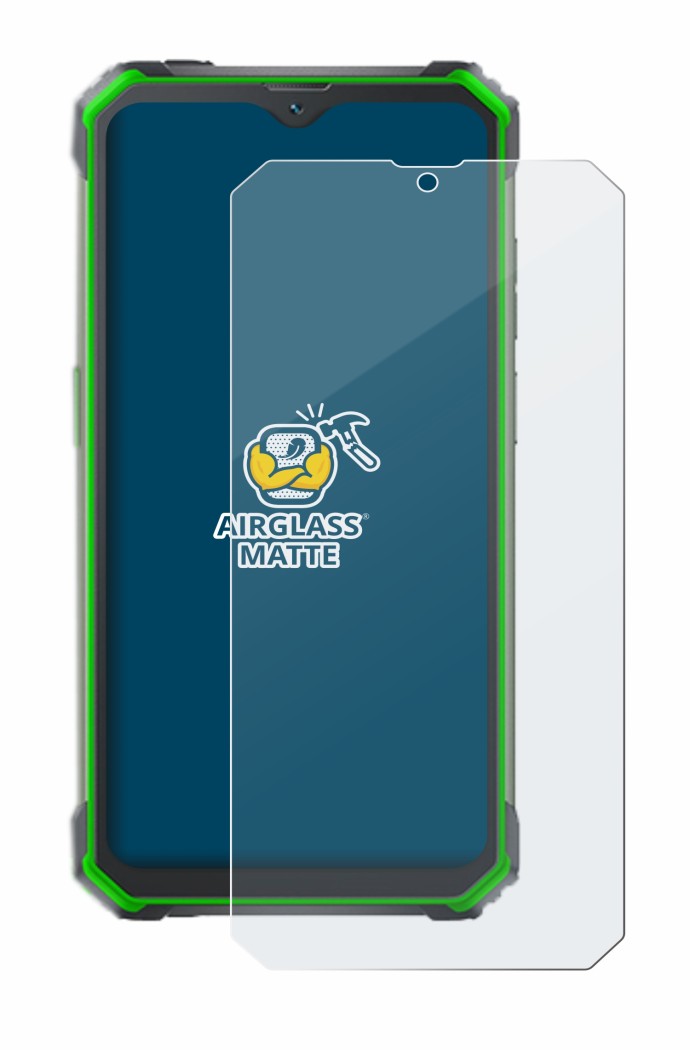 Abbildung des Geräts Blackview BV7100 mit einer Vielzahl des Displayschutzes.