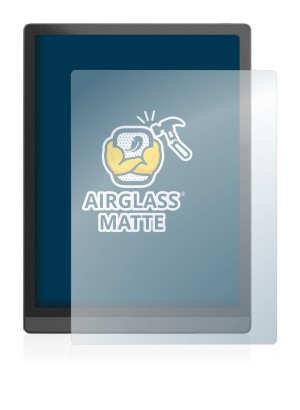 Image of the device Boox Tab X with a wide variety of screen protectors.