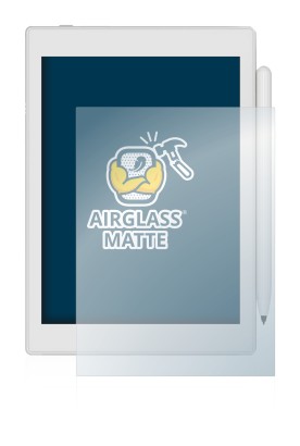 Immagine del dispositivo Boox Nova Air 2 con un'ampia varietà di protezioni per lo schermo.