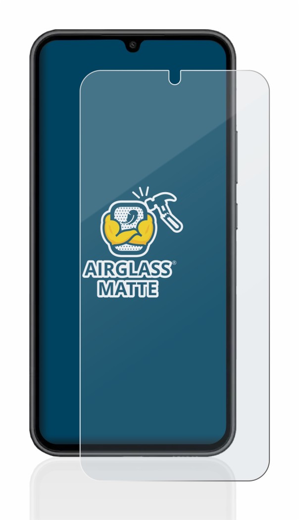 Image of the device Samsung Galaxy A34 5G with a wide variety of screen protectors.