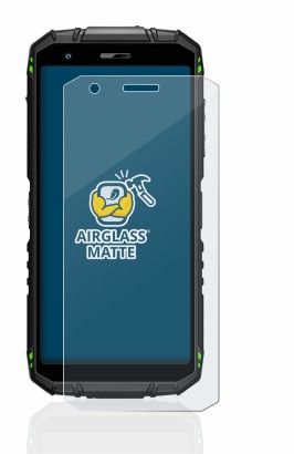 Image of the device Doogee S41 Pro with a wide variety of screen protectors.