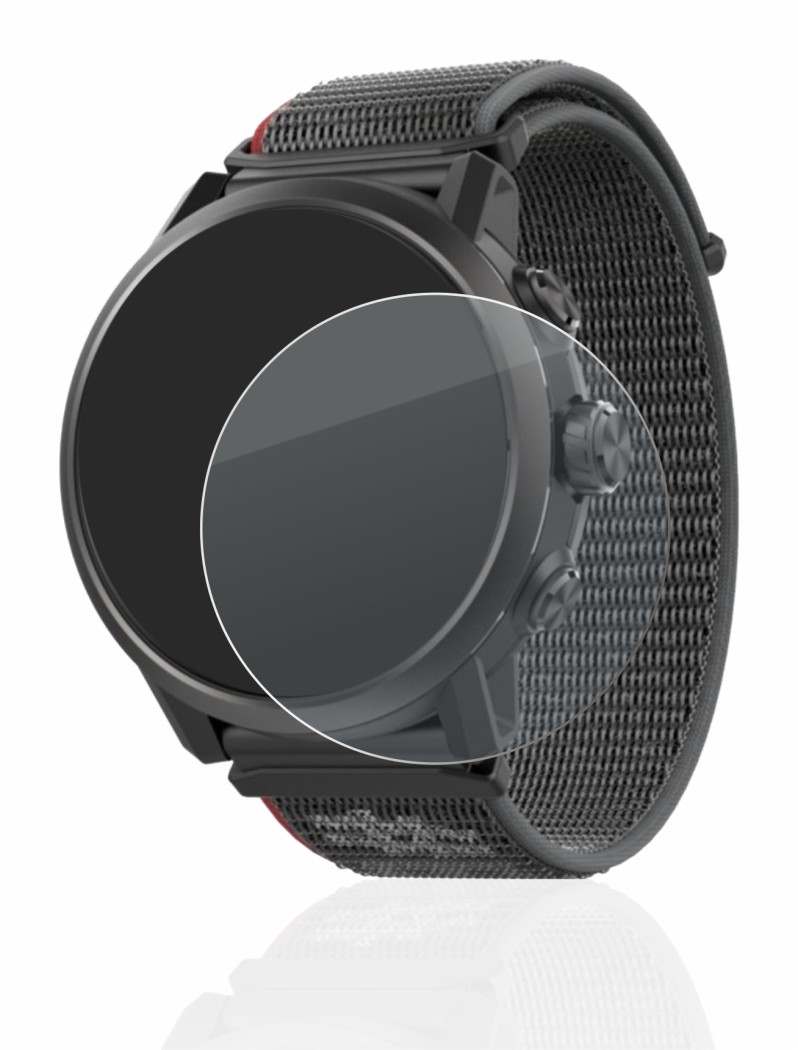 Image de l'appareil Coros Apex 2 avec une grande variété de protections d'écran.