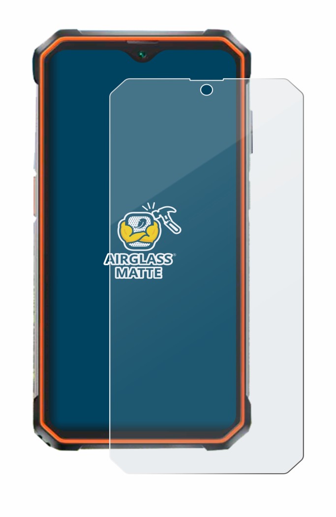 Image of the device Blackview BV9200 with a wide variety of screen protectors.