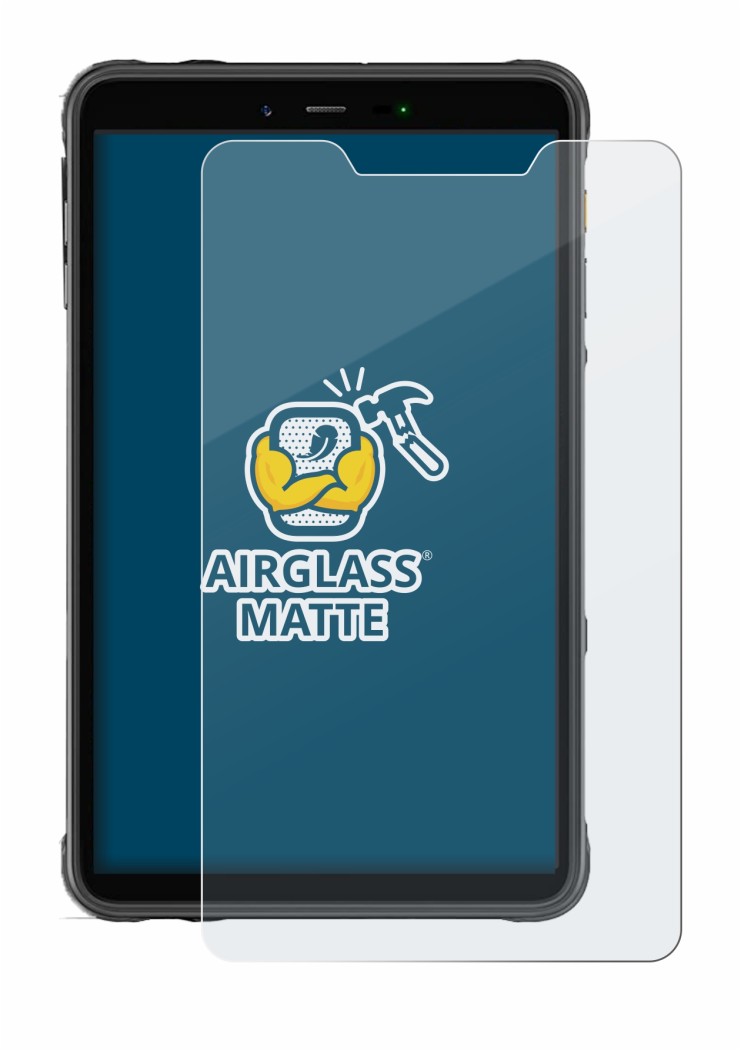 Image of the device Ulefone Armor Pad 8 with a wide variety of screen protectors.