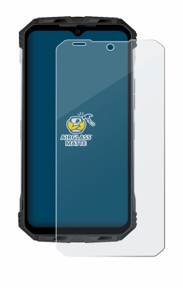 Abbildung des Geräts Doogee S110 mit einer Vielzahl des Displayschutzes.