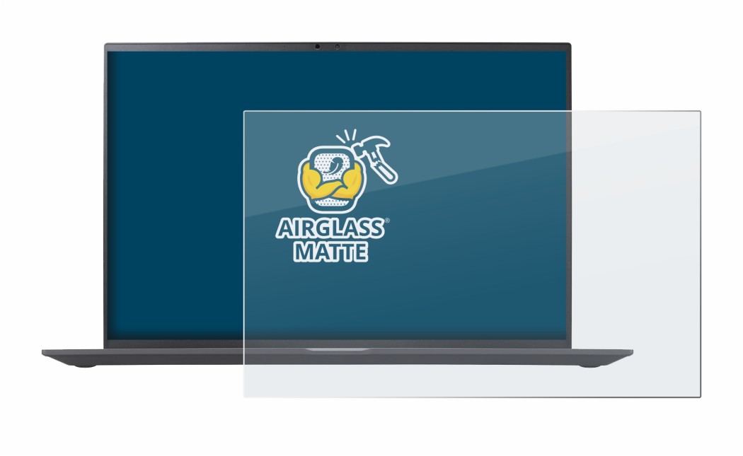 Imagen del dispositivo LG gram 16'' 2023 con una amplia variedad de protectores de pantalla.