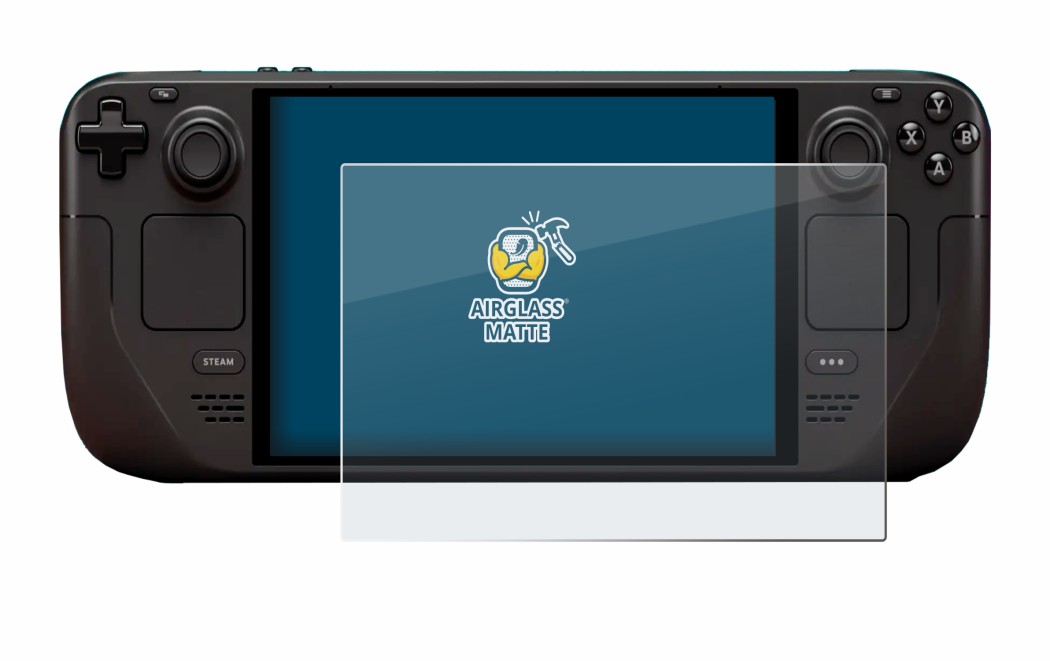 Image of the device Valve Steam Deck OLED with a wide variety of screen protectors.