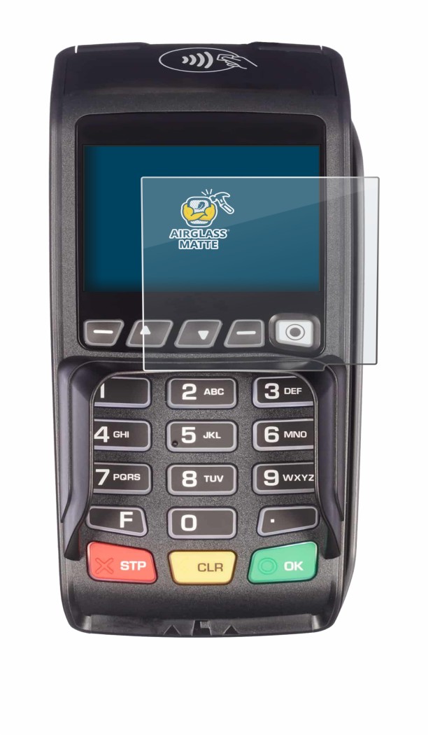 Imagen del dispositivo ingenico Desk/3500 con una amplia variedad de protectores de pantalla.