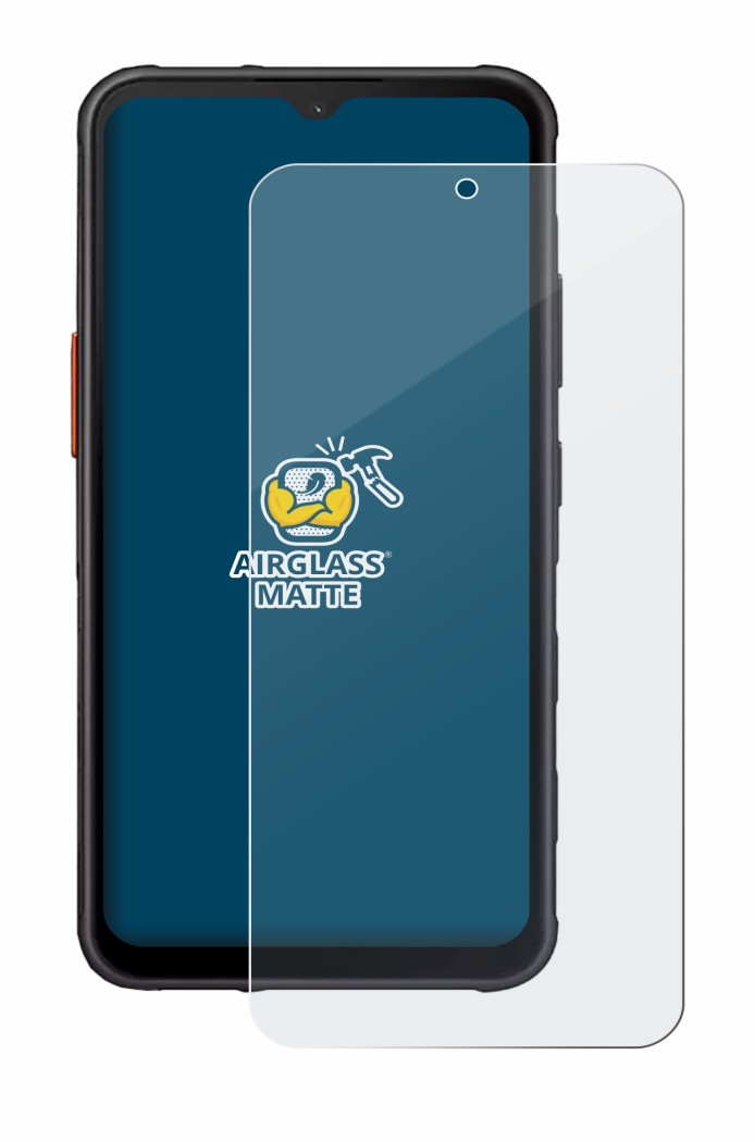 Image of the device Samsung Galaxy XCover 7 with a wide variety of screen protectors.