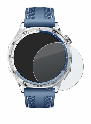 Abbildung des Geräts Huawei Watch GT 5 (46 mm) mit einer Vielzahl des Displayschutzes.