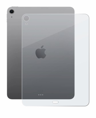 Abbildung des Geräts Apple iPad Air 11" M4 2026 (Rückseite) mit einer Vielzahl des Displayschutzes.