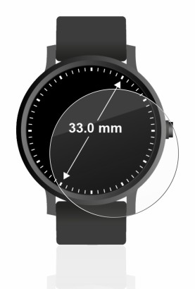 Image of the device Watches (Circular, ø: 33 mm) with a wide variety of screen protectors.