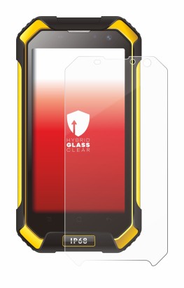 Image de l'appareil Blackview BV6000 avec une grande variété de protections d'écran.