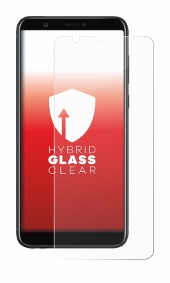 Abbildung des Geräts Huawei P smart 2018 mit einer Vielzahl des Displayschutzes.