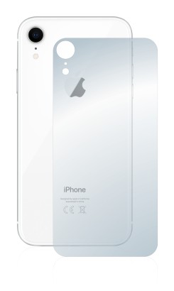Abbildung des Geräts Apple iPhone XR (Rückseite) mit einer Vielzahl des Displayschutzes.