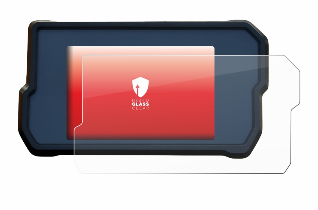 Image de l'appareil KTM 390 Duke 2017 avec une grande variété de protections d'écran.