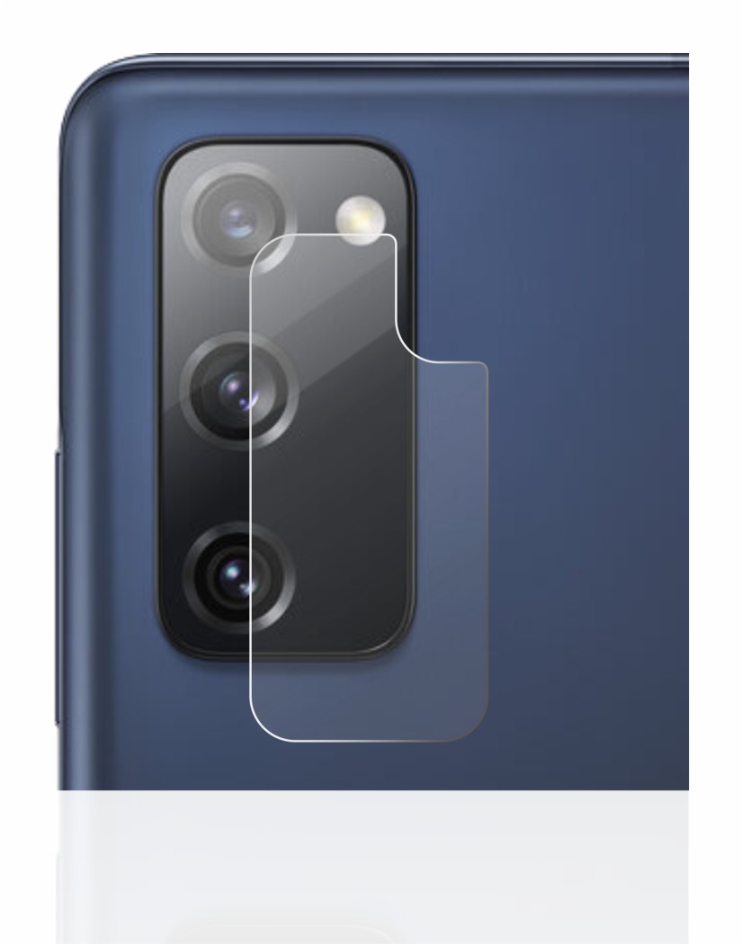 Image of the device Samsung Galaxy S20 FE (ONLY Camera Lens) with a wide variety of screen protectors.