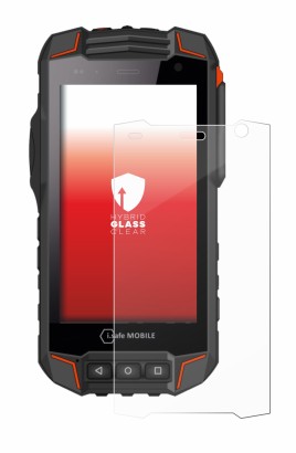 Imagen del dispositivo i.safe MOBILE IS530.1 con una amplia variedad de protectores de pantalla.