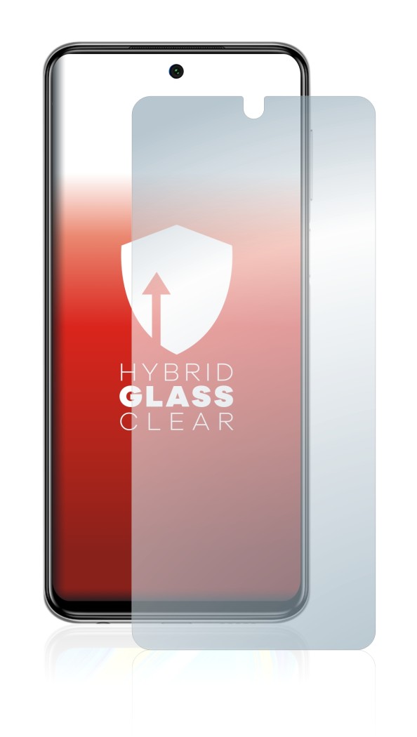 upscreen Hybrid Glass Clear Premium Protector pantalla de cristal vidrio  para Xiaomi Redmi Note 9 Pro (SÓLO Cámara)