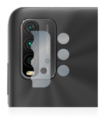 Immagine del dispositivo Xiaomi Redmi 9T (SOLO Fotocamera) con un'ampia varietà di protezioni per lo schermo.