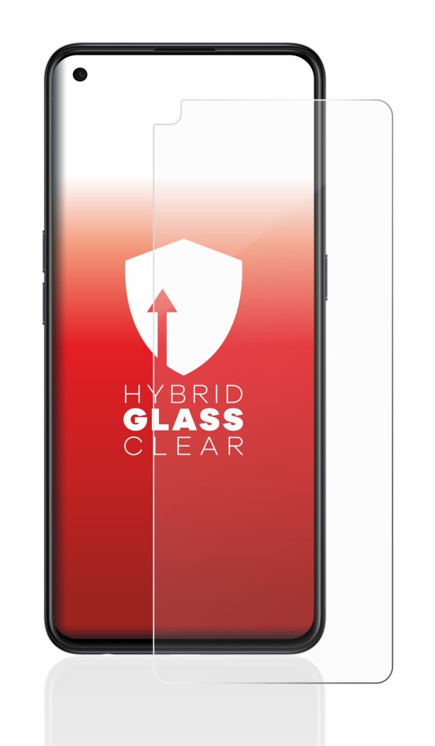 Immagine del dispositivo Oppo Find X3 Lite con un'ampia varietà di protezioni per lo schermo.