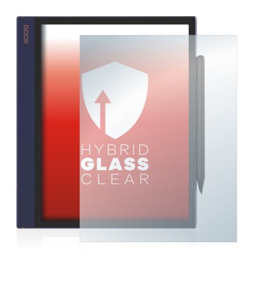 Image of the device Boox Note Air with a wide variety of screen protectors.