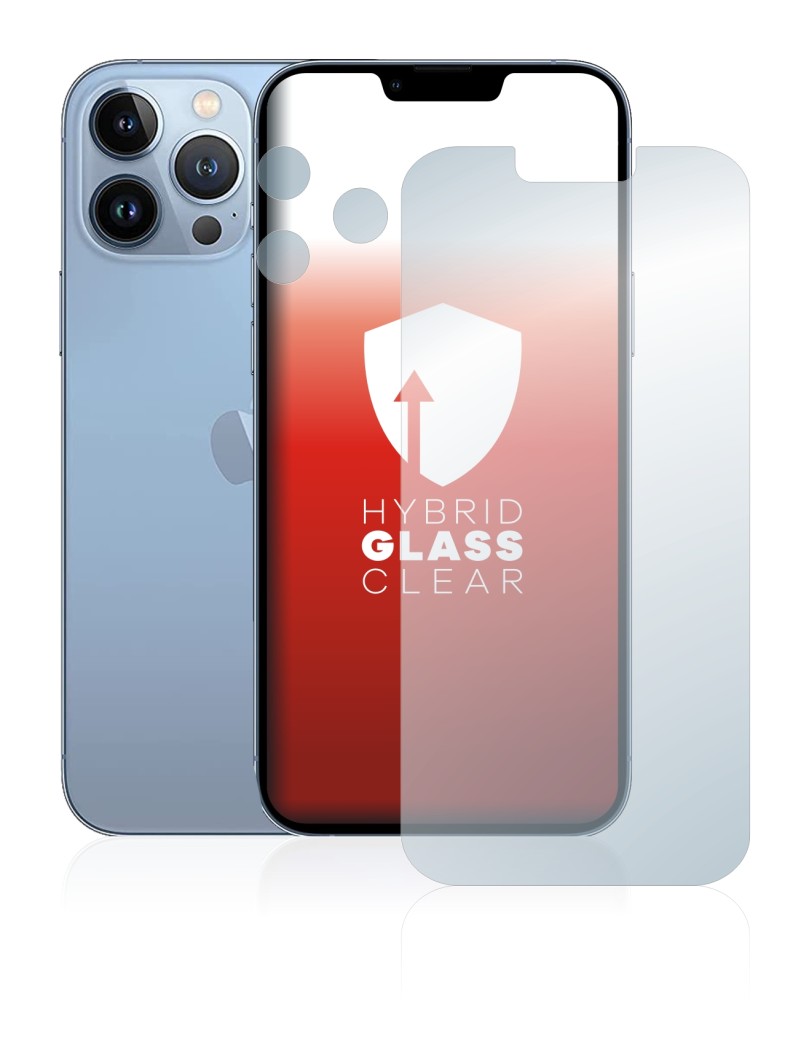 Image de l'appareil Apple iPhone 13 Pro Max (Avant+Caméra) avec une grande variété de protections d'écran.
